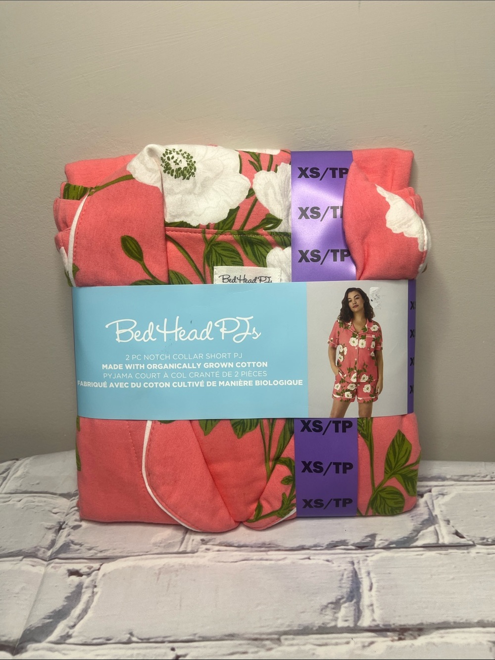 BedHead Coral Floral Short Two Piece Summer Pajama Set
